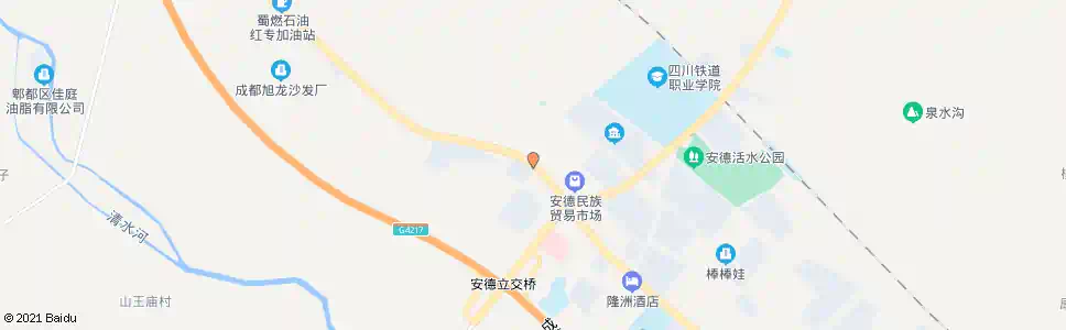 成都丹土地上场口_公交站地图_成都公交_妙搜公交查询2025