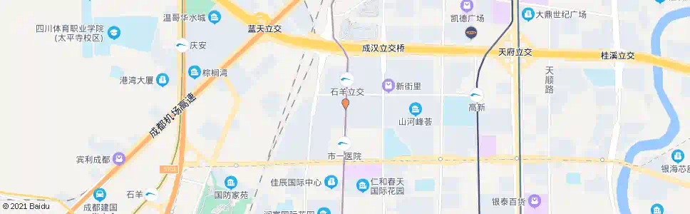 成都和记黄埔_公交站地图_成都公交_妙搜公交查询2025