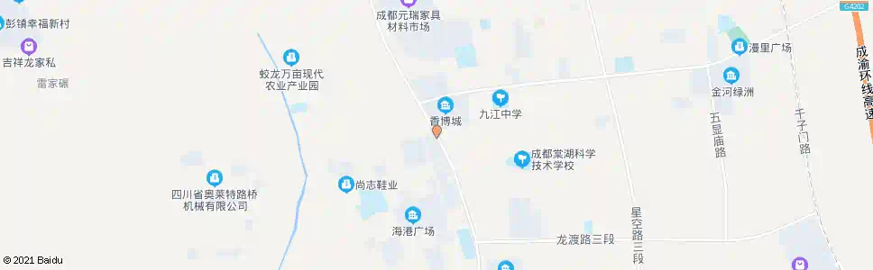 成都九江万白路口_公交站地图_成都公交_妙搜公交查询2025