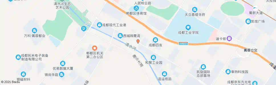 成都西源大道华港路口_公交站地图_成都公交_妙搜公交查询2025