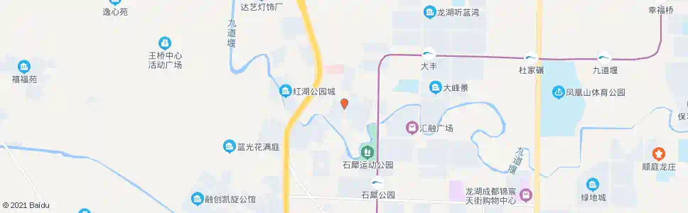 成都三元大道_公交站地图_成都公交_妙搜公交查询2025