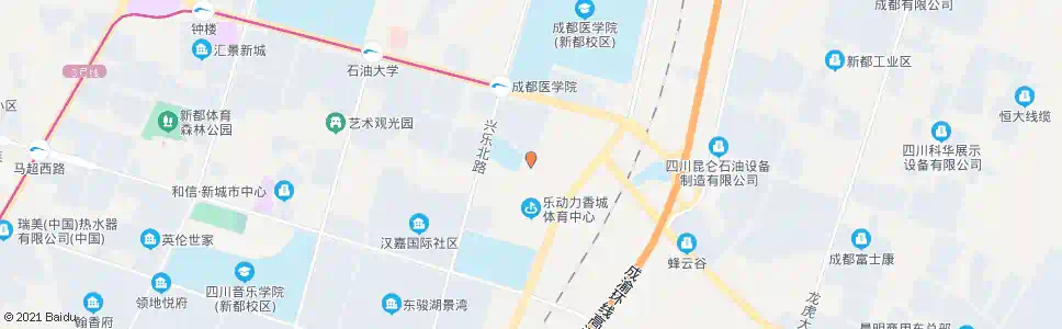 成都会龙大道红星路口_公交站地图_成都公交_妙搜公交查询2025