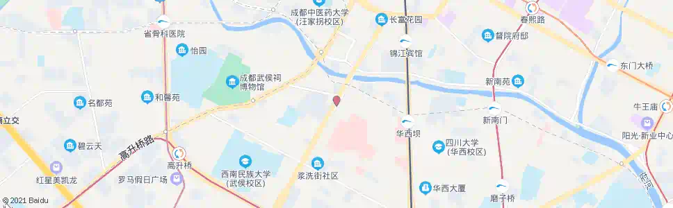 成都黉门后街_公交站地图_成都公交_妙搜公交查询2025