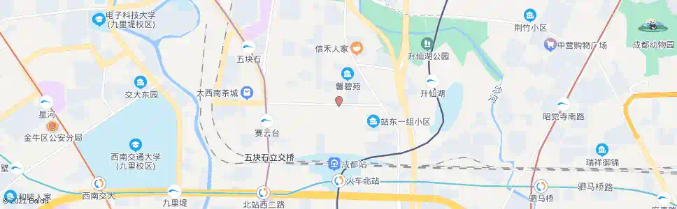 成都站北路_公交站地图_成都公交_妙搜公交查询2025