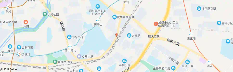 成都锦绣大道佳宏南横街口_公交站地图_成都公交_妙搜公交查询2025