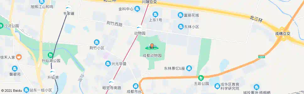 成都动物园公交站_公交站地图_成都公交_妙搜公交查询2025