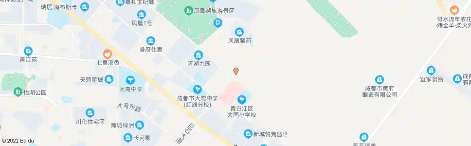 成都凤祥社区_公交站地图_成都公交_妙搜公交查询2025