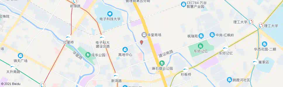 成都建华路口_公交站地图_成都公交_妙搜公交查询2025