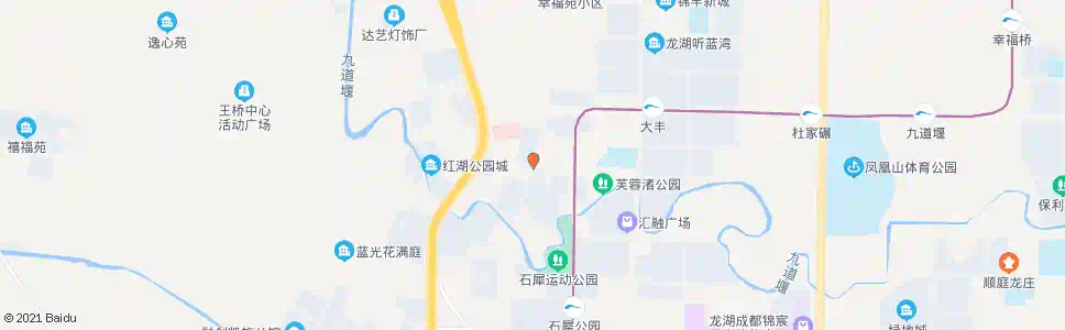 成都华美路口_公交站地图_成都公交_妙搜公交查询2025
