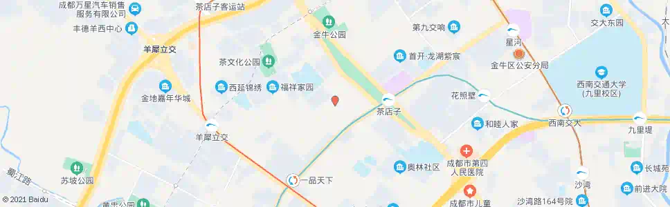 成都安蓉西路_公交站地图_成都公交_妙搜公交查询2025