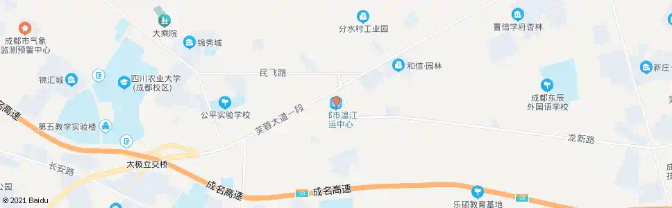 成都温江客运中心_公交站地图_成都公交_妙搜公交查询2025