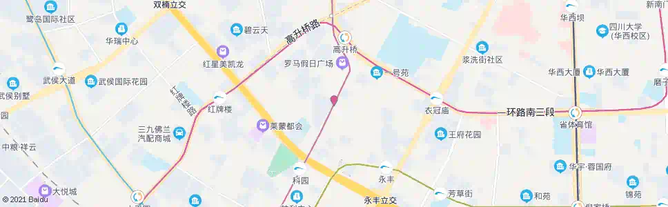 成都肖家河_公交站地图_成都公交_妙搜公交查询2025