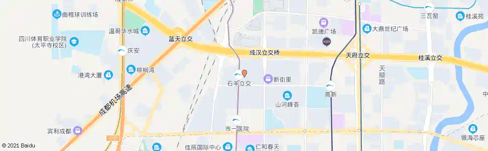 成都博雅街_公交站地图_成都公交_妙搜公交查询2025