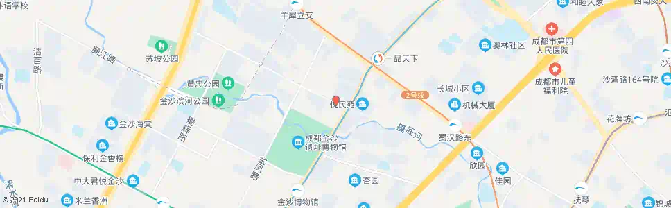 成都黄苑街东_公交站地图_成都公交_妙搜公交查询2025