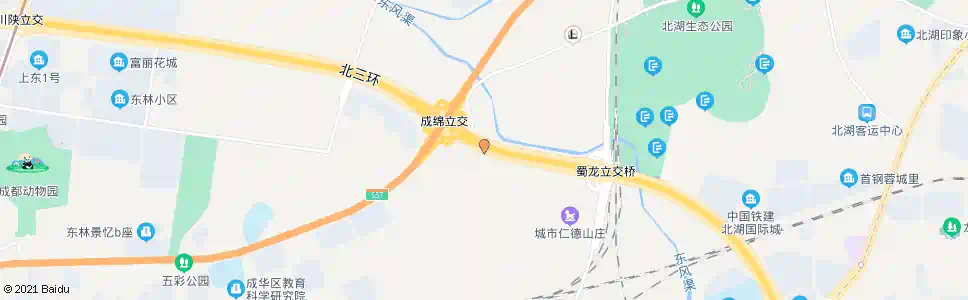 成都三环成绵立交_公交站地图_成都公交_妙搜公交查询2025