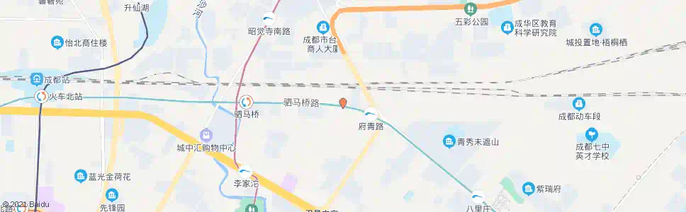 成都驷马桥路东_公交站地图_成都公交_妙搜公交查询2025