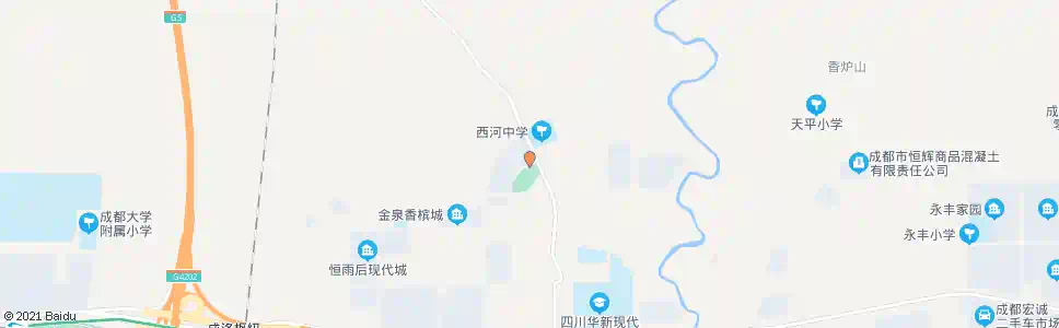成都西河城市家园_公交站地图_成都公交_妙搜公交查询2025