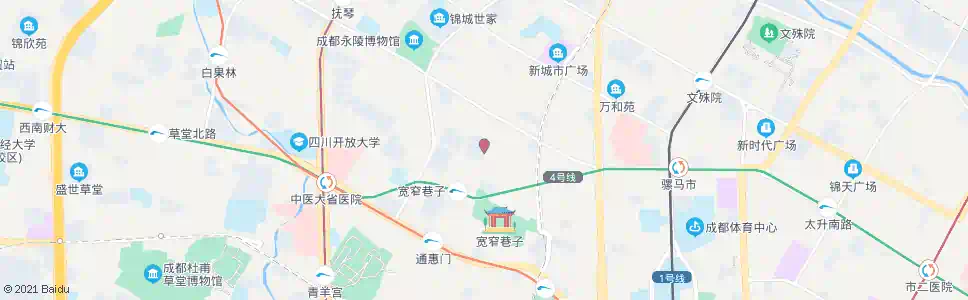 成都中同仁路_公交站地图_成都公交_妙搜公交查询2025