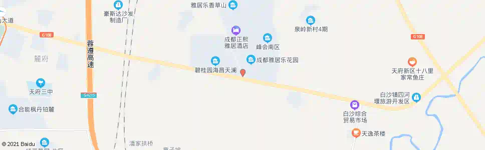 成都麓山大道韩婆岭_公交站地图_成都公交_妙搜公交查询2025