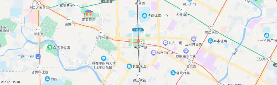 成都锦江路一段南_公交站地图_成都公交_妙搜公交查询2025