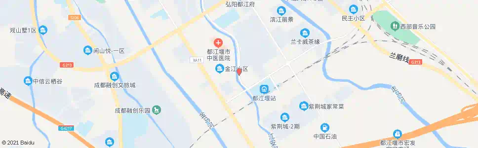 成都普什宁江_公交站地图_成都公交_妙搜公交查询2025