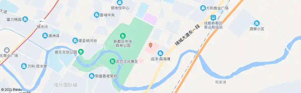 成都新都区人民医院_公交站地图_成都公交_妙搜公交查询2025
