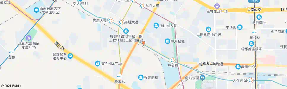 成都紫瑞大道创业路口_公交站地图_成都公交_妙搜公交查询2025