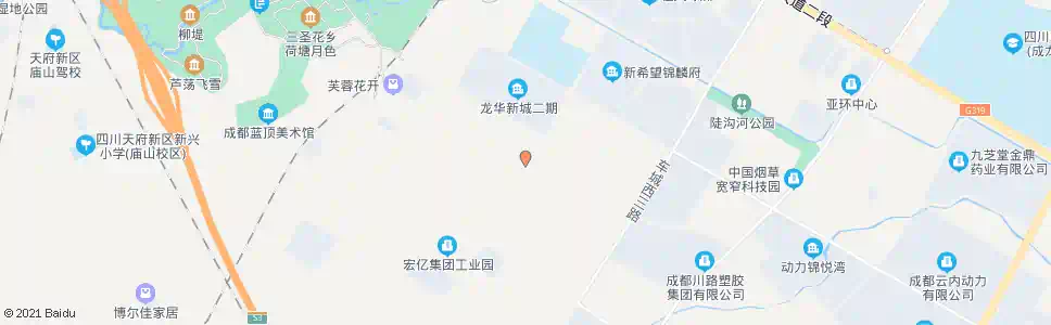 成都经开区南三路_公交站地图_成都公交_妙搜公交查询2025
