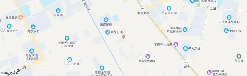 成都浩旺路二段_公交站地图_成都公交_妙搜公交查询2025