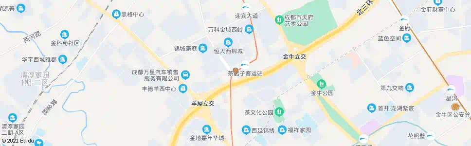 成都茶店子公交站_公交站地图_成都公交_妙搜公交查询2025