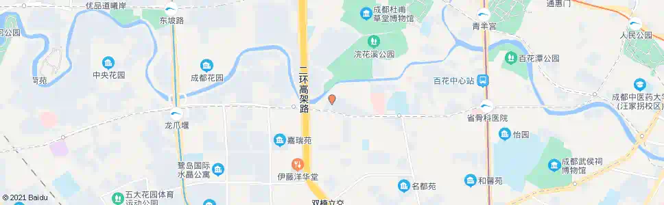 成都浣花滨河路口_公交站地图_成都公交_妙搜公交查询2025