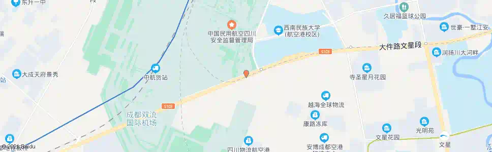 成都大件路机场路口_公交站地图_成都公交_妙搜公交查询2025