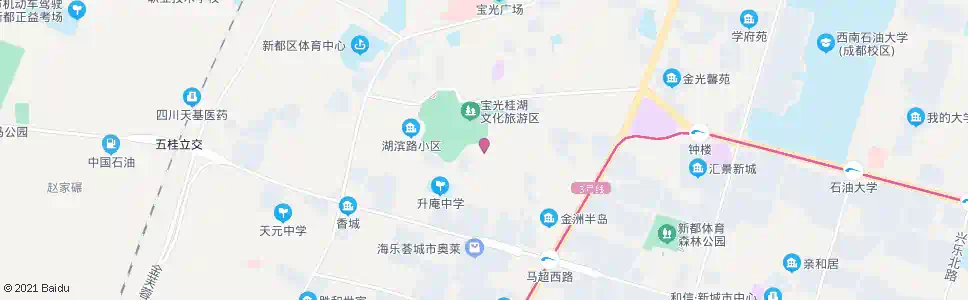 成都桂馨苑_公交站地图_成都公交_妙搜公交查询2025
