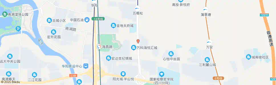 成都梓州大道海洋路口_公交站地图_成都公交_妙搜公交查询2025