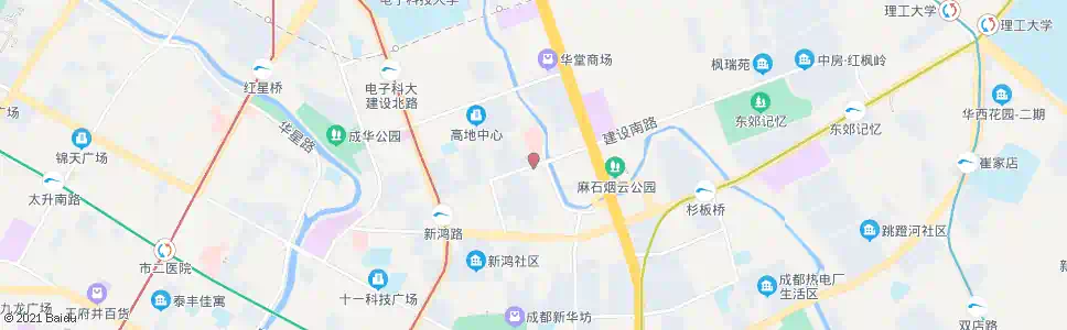 成都建设南二路_公交站地图_成都公交_妙搜公交查询2025