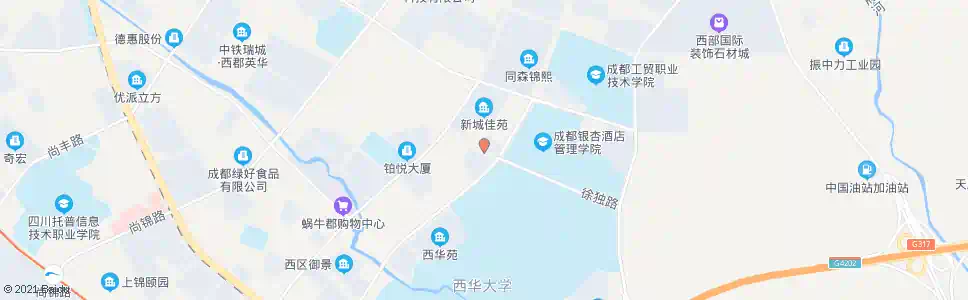 成都一九五八广场_公交站地图_成都公交_妙搜公交查询2025