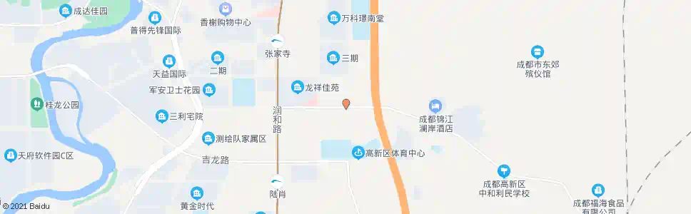 成都张家寺路口_公交站地图_成都公交_妙搜公交查询2025