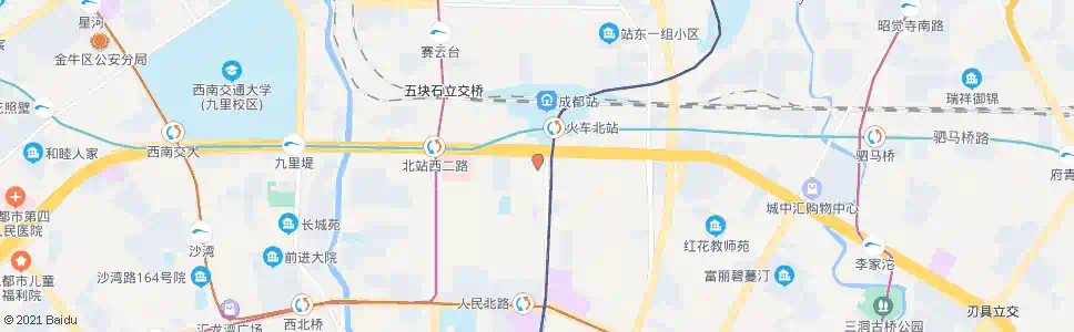 成都金履路北_公交站地图_成都公交_妙搜公交查询2025