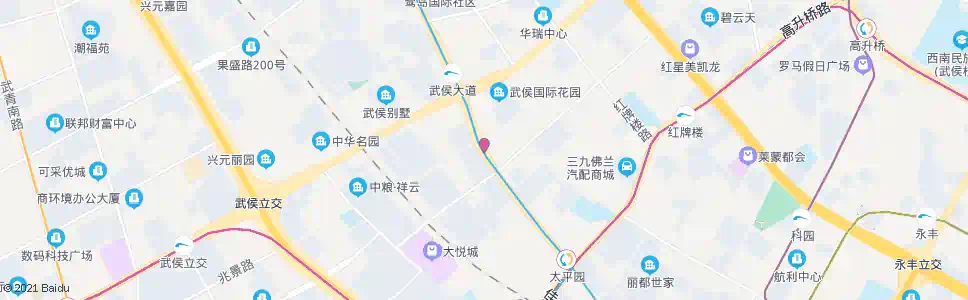 成都武阳大道二段_公交站地图_成都公交_妙搜公交查询2025