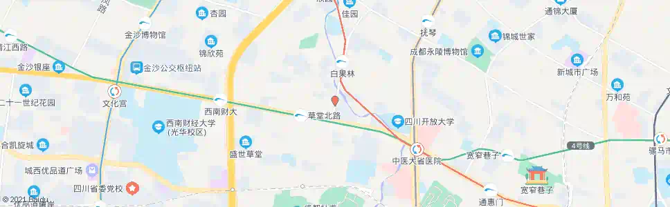 成都大庆路_公交站地图_成都公交_妙搜公交查询2025