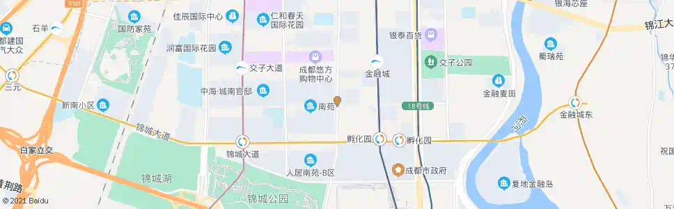 成都南苑_公交站地图_成都公交_妙搜公交查询2025