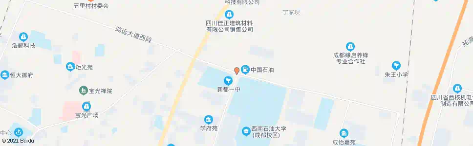 成都蜀龙大道北段绕城大道口_公交站地图_成都公交_妙搜公交查询2025
