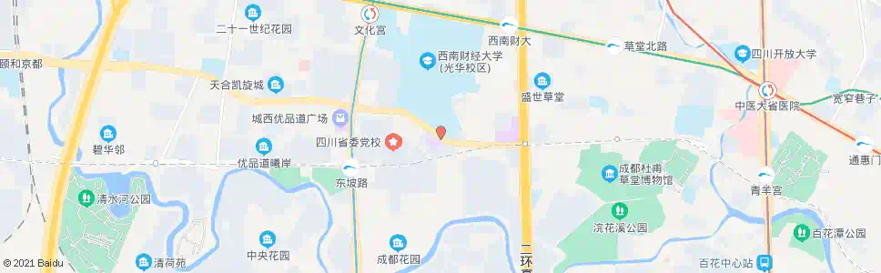 成都光华村街_公交站地图_成都公交_妙搜公交查询2025
