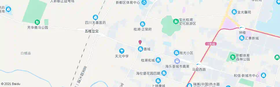 成都天元小学_公交站地图_成都公交_妙搜公交查询2025