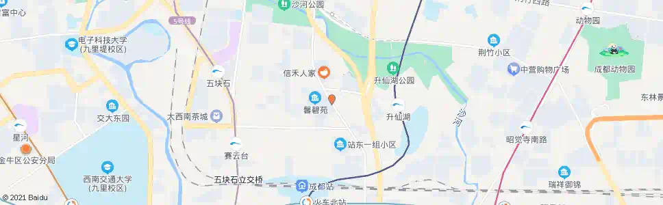 成都八里桥路_公交站地图_成都公交_妙搜公交查询2025