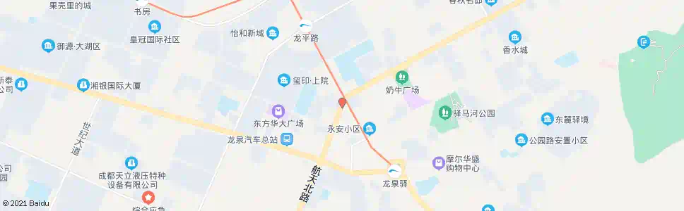 成都龙都南路口_公交站地图_成都公交_妙搜公交查询2025