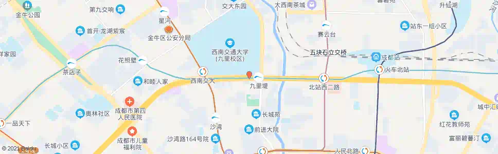 成都二环西南交大_公交站地图_成都公交_妙搜公交查询2025