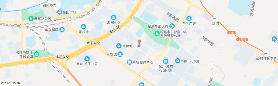 成都枫树街中_公交站地图_成都公交_妙搜公交查询2025