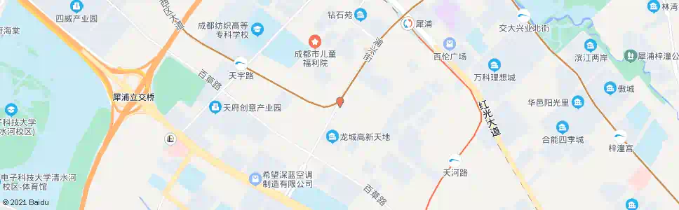 成都犀浦夜市_公交站地图_成都公交_妙搜公交查询2025