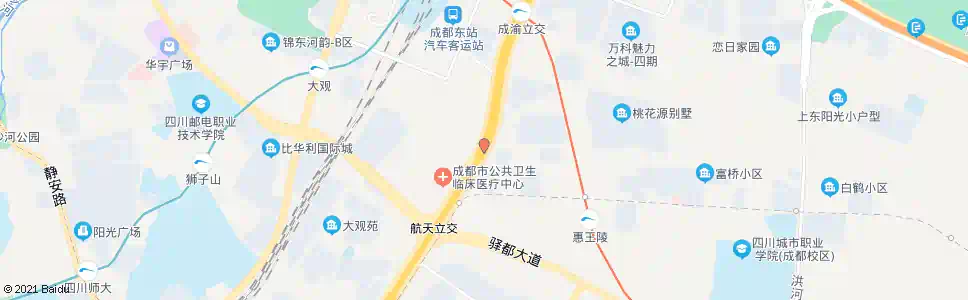 成都三环惠王陵西路口_公交站地图_成都公交_妙搜公交查询2025